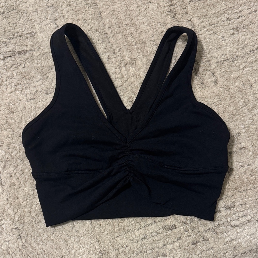 ALO Wild Thing Black Sports Bra